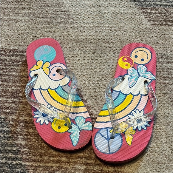 Other - Colorful Kids Flip Flops